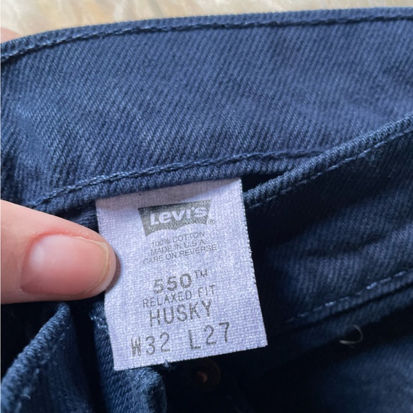 90s NOS Levi’s 550s garment dyed relaxed fit 1995 orange tab deadstock - Picture 2 of 8